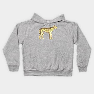 Renaissance Zoology Gessner's Tiger Kids Hoodie